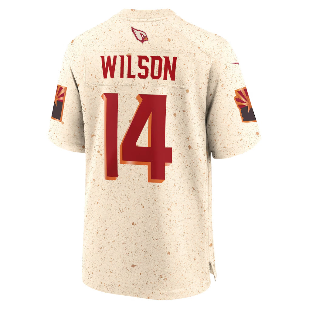 A.Cardinals #14 Michael Wilson Player Cream  Rivalry Home Game Odoa Stitched Jerseys