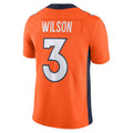 Odoa D.Broncos #3 Russell Wilson Orange Vapor Untouchable Limited Jersey