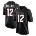H.Texans #12 Nico Collins Player Carbon Black Fashion Home Game Odoa Stitched Jerseys