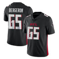 A.Falcons #65 Matthew Bergeron Player Black Vapor Untouchable Limited Home Game Odoa Stitched Jerseys