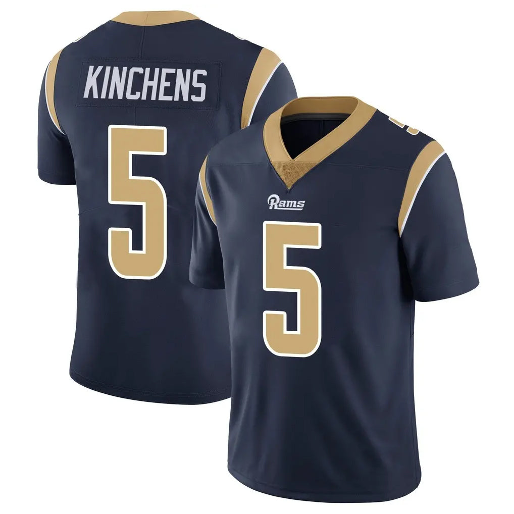 LA.Rams #5 Kamren Kinchens Player Navy Limited Vapor Untouchable Home Game Odoa Stitched Jerseys