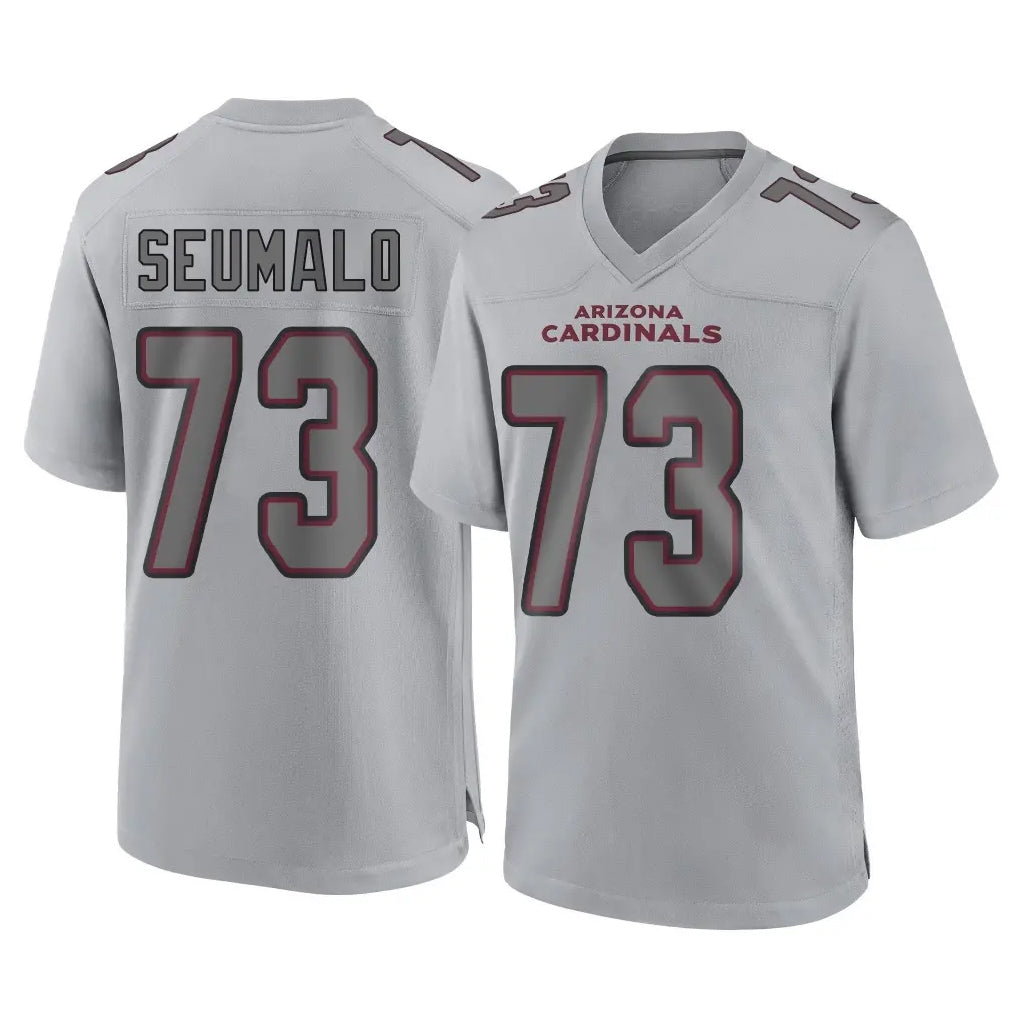 A.Cardinals #73 Isaac Seumalo Player Gray Atmosphere Fashion Home Game Odoa Stitched Jerseys