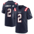 NE.Patriots #2 Harold Landry III Player Navy Home Game Odoa Stitched Jerseys