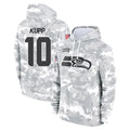S.Seahawks #10 Cooper Kupp Player Arctic Camo Limited Salute to Service Pullover Hoodies Game Odoa Stitched Jerseys