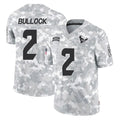 H.Texans #2 Calen Bullock Player Arctic Camo Salute To Service Limited Game Odoa Stitched Jerseys