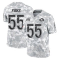 LA.Rams #55 Braden Fiske Player Arctic Camo Salute To Service Limited Game Odoa Stitched Jerseys