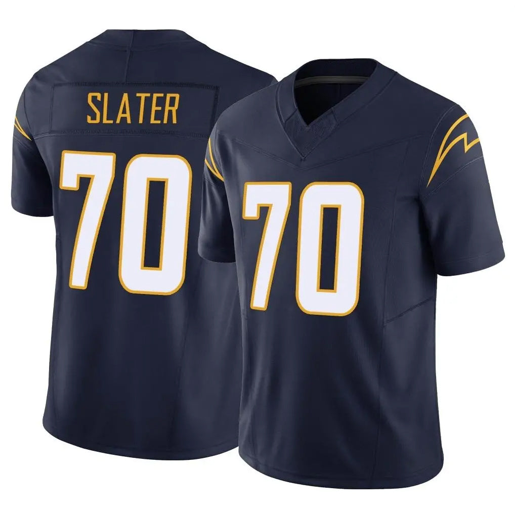 LA.Chargers #70 Rashawn Slater Player Navy Limited Vapor F.U.S.E. Home Game Odoa Stitched Jerseys