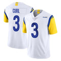 LA.Rams #3 Kam Curl Player White Limited Vapor Untouchable Home Game Odoa Stitched Jerseys