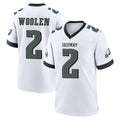 P.Eagles #2 Riq Woolen Player White Game Home Odoa Stitched Jerseys