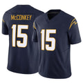 LA.Chargers #15 Ladd McConkey Player Navy Limited Vapor F.U.S.E. Home Game Odoa Stitched Jerseys