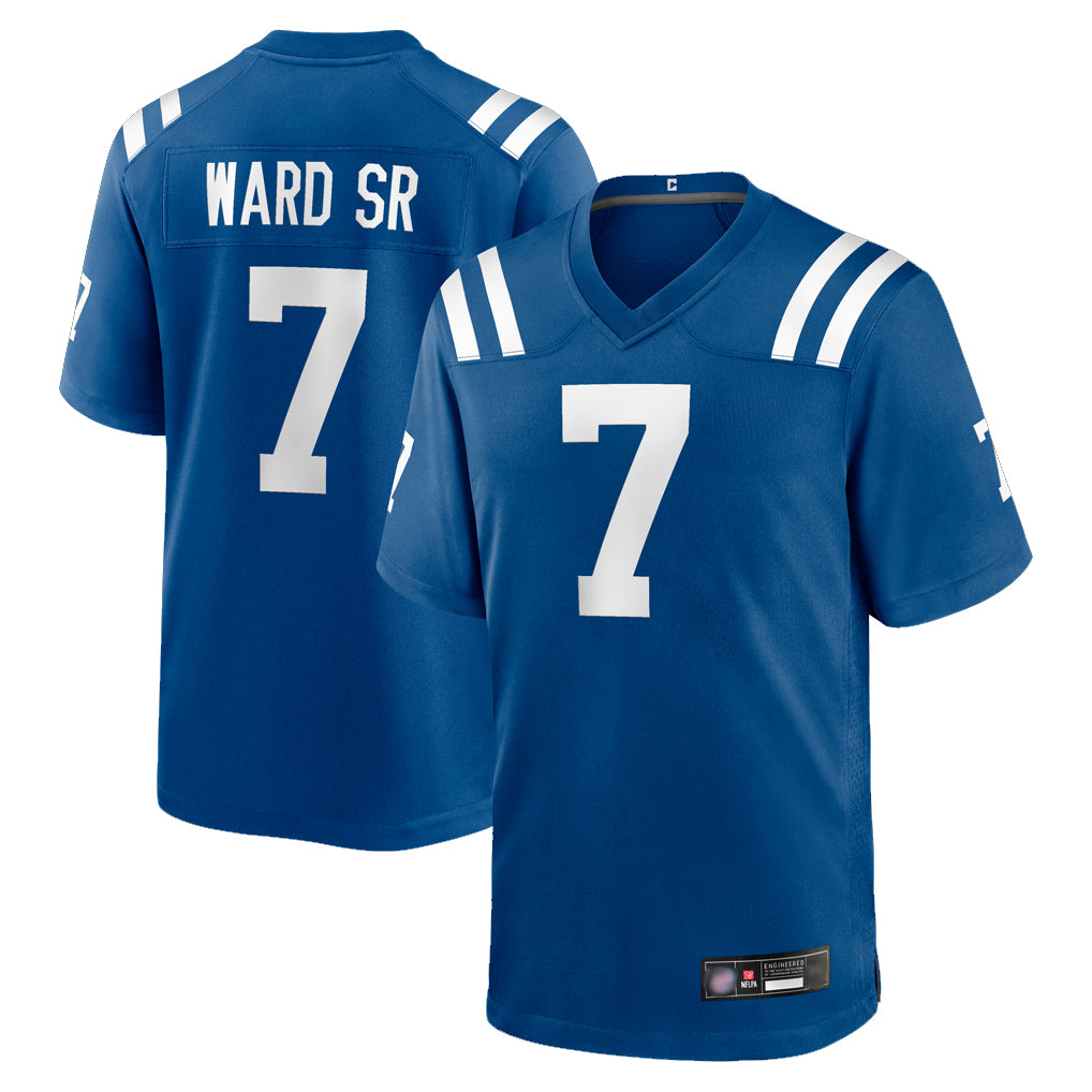 IN.Colts #7 Charvarius Ward Sr. Player Royal Home Game Odoa Stitched Jerseys