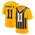 P.Steelers #11 Michael Pittman Jr. Player Gold Limited 1933 Throwback Home Game Odoa Stitched Jerseys