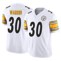 P.Steelers #30 Jaylen Warren Player White Limited Vapor F.U.S.E. Home Game Odoa Stitched Jerseys