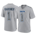 IN.Colts #1 Sauce Gardner Player Gray Atmosphere Fashion Home Game Odoa Stitched Jerseys