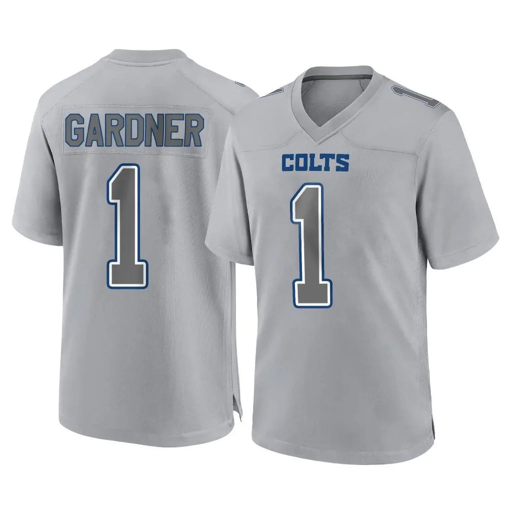 IN.Colts #1 Sauce Gardner Player Gray Atmosphere Fashion Home Game Odoa Stitched Jerseys