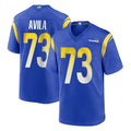 LA.Rams #73 Steve Avila Player Royal Home Game Odoa Stitched Jerseys