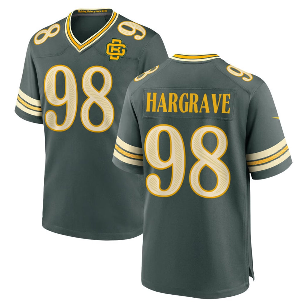 GB.Packers #98 Javon Hargrave Player Green 2026 Rivalries Collection Home Game Odoa Stitched Jerseys