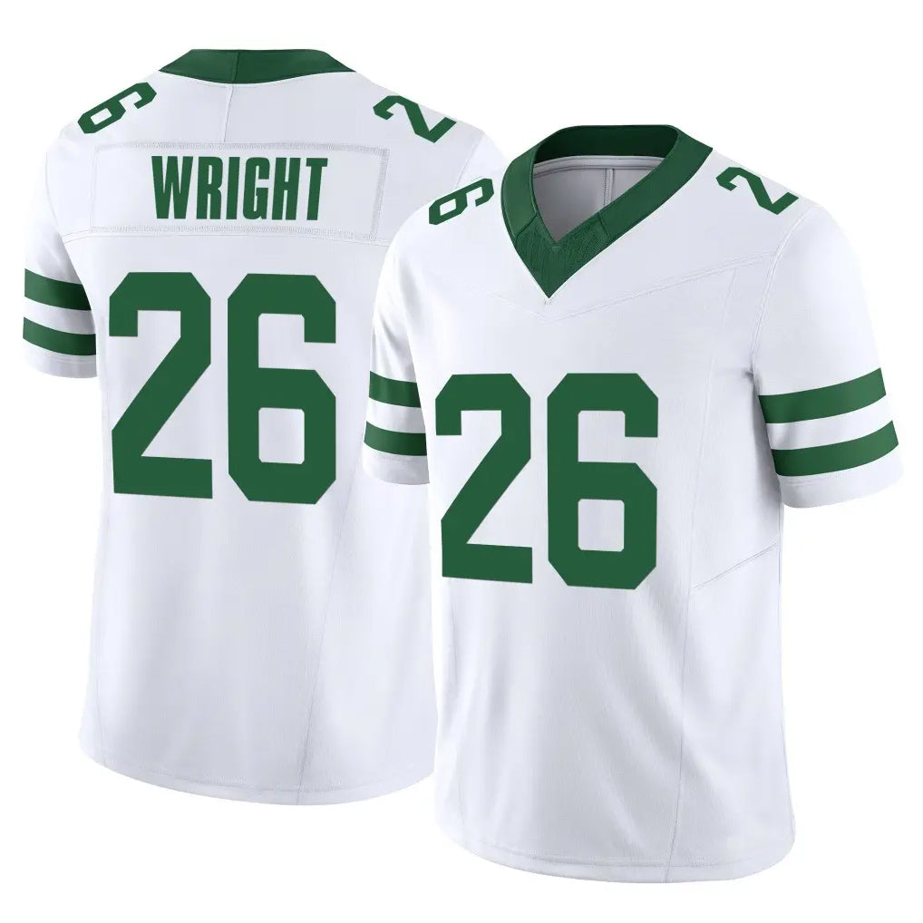 NY.Jets #26 Nahshon Wright Player White Legacy Limited Vapor F.U.S.E. Home Game Odoa Stitched Jerseys