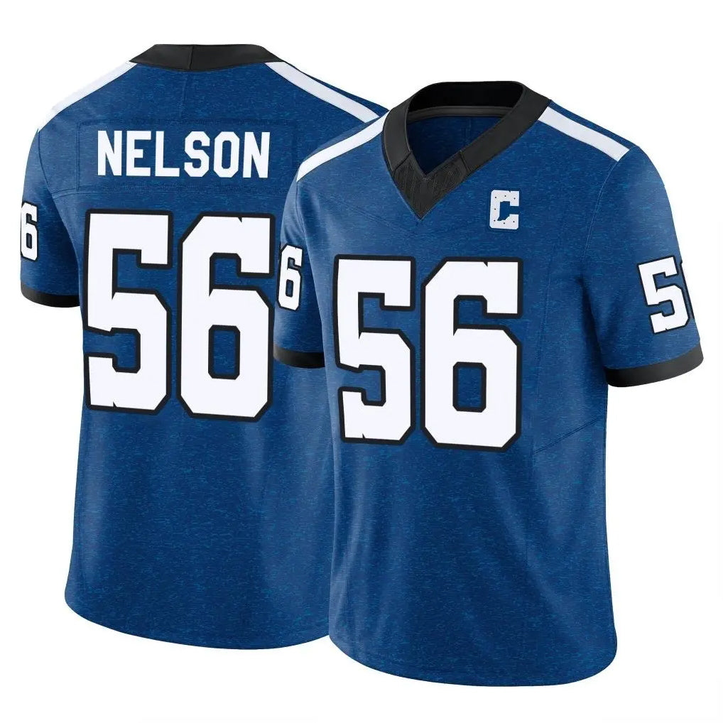 IN.Colts #56 Quenton Nelson Player Royal Limited Indiana Nights Alternate Vapor F.U.S.E. Home Game Odoa Stitched Jerseys