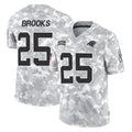 C.Panthers #25 Jonathon Brooks Player Arctic Camo Salute to Service Limited Game Odoa Stitched Jerseys
