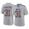 B.Bills #31 Maxwell Hairston Player Gray Fashion Home Game Odoa Stitched Jerseys