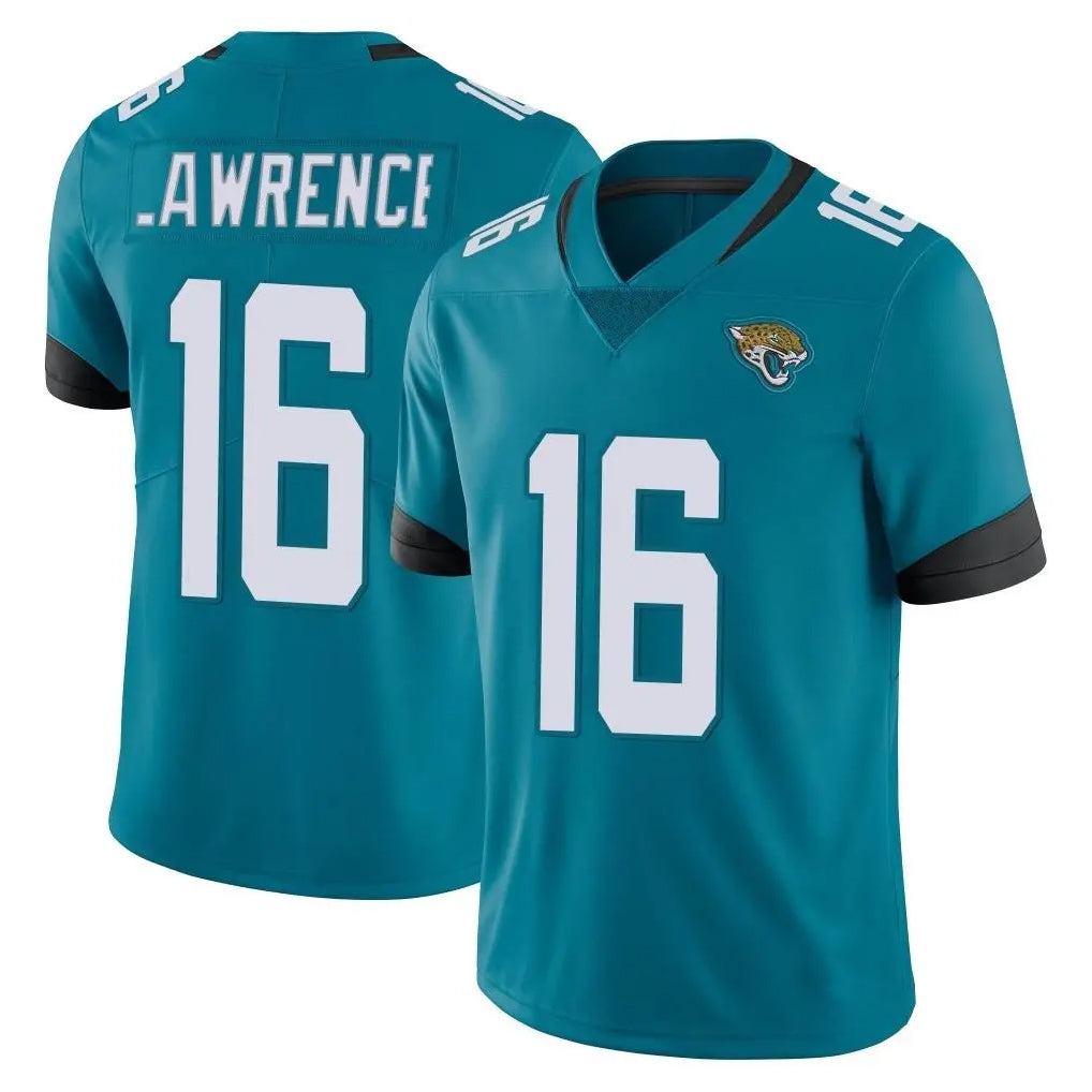 J.Jaguars #16 Trevor Lawrence Player Teal Vapor Untouchable Limited Home Game Odoa Stitched Jerseys