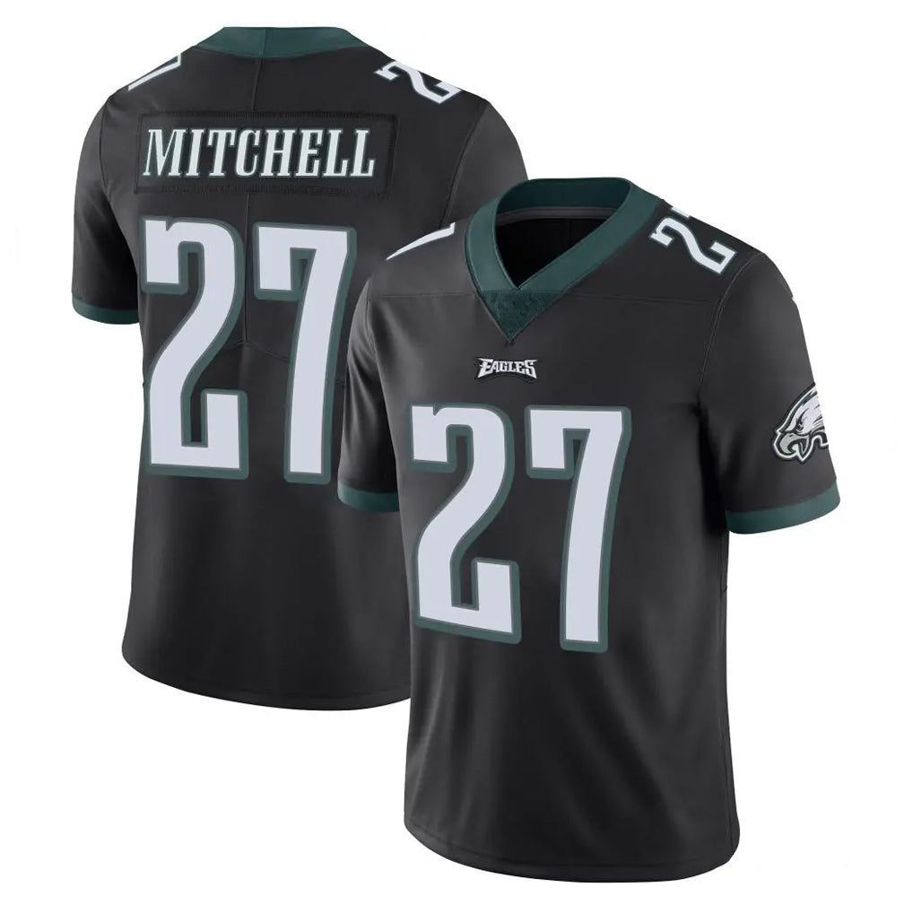 P.Eagles #27 Quinyon Mitchell Player Black Limited Vapor Untouchable Home Game Odoa Stitched Jerseys