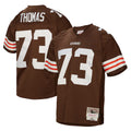 C.Browns #73 Joe Thomas Player Brown Mitchell & Ness 1963 Throwback Odoa Stitched Jerseys