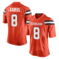 C.Browns #8 Dillon Gabriel Player Orange Home Game Odoa Stitched Jerseys