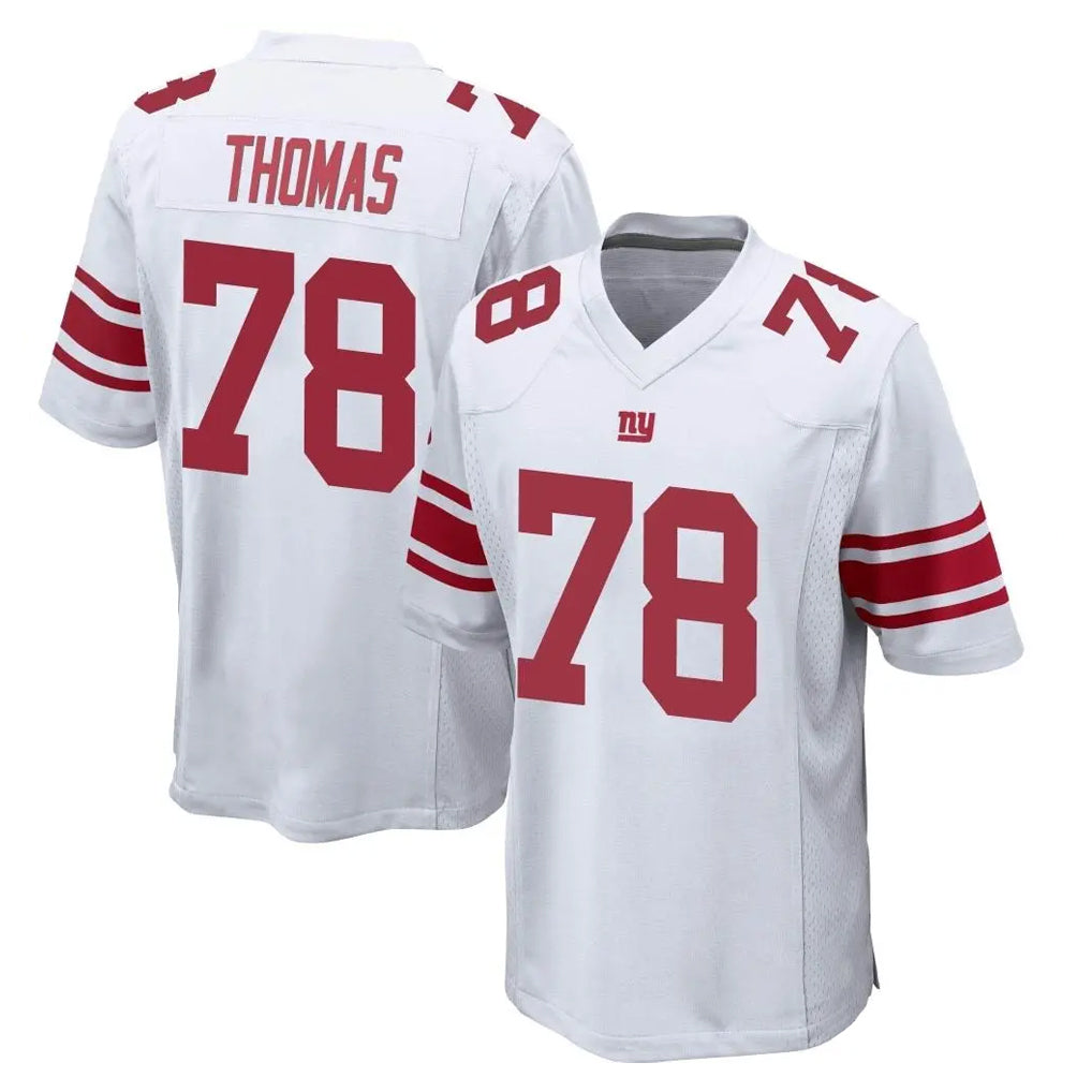 NY.Giants #78 Andrew Thomas Player White Home Game Odoa Stitched Jerseys