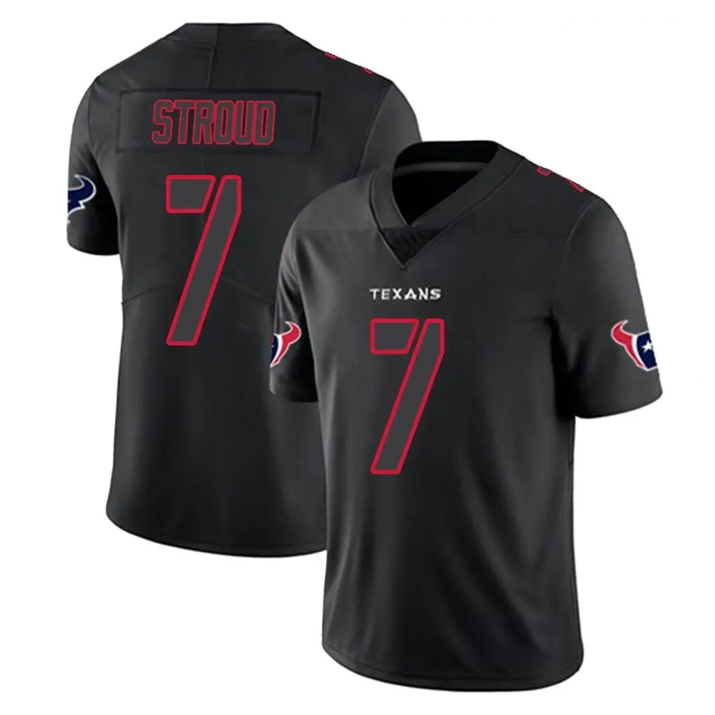 H.Texans #7 CJ Stroud Player Black Impact Limited Game Odoa Stitched Jerseys