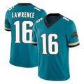 J.Jaguars #16 Trevor Lawrence Player Teal Prowler Throwback Vapor F.U.S.E. Limited Home Game Odoa Stitched Jerseys