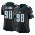 P.Eagles #98 Jalen Carter Player Black Limited Vapor F.U.S.E. Home Game Odoa Stitched Jerseys