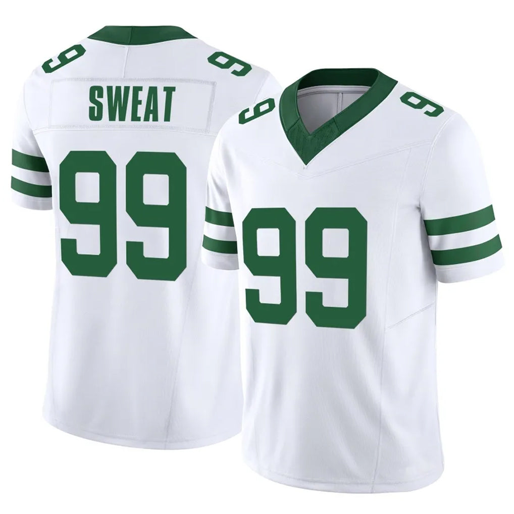 NY.Jets #99 T'Vondre Sweat Player White Legacy Limited Vapor F.U.S.E. Home Game Odoa Stitched Jerseys