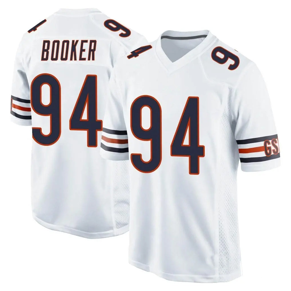 C.Bears #94 Austin Booker Player White Home Game Odoa Stitched Jerseys
