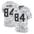 M.Vikings #84 Josh OliverPlayer Arctic Camo Salute To Service Limited Game Odoa Stitched Jerseys