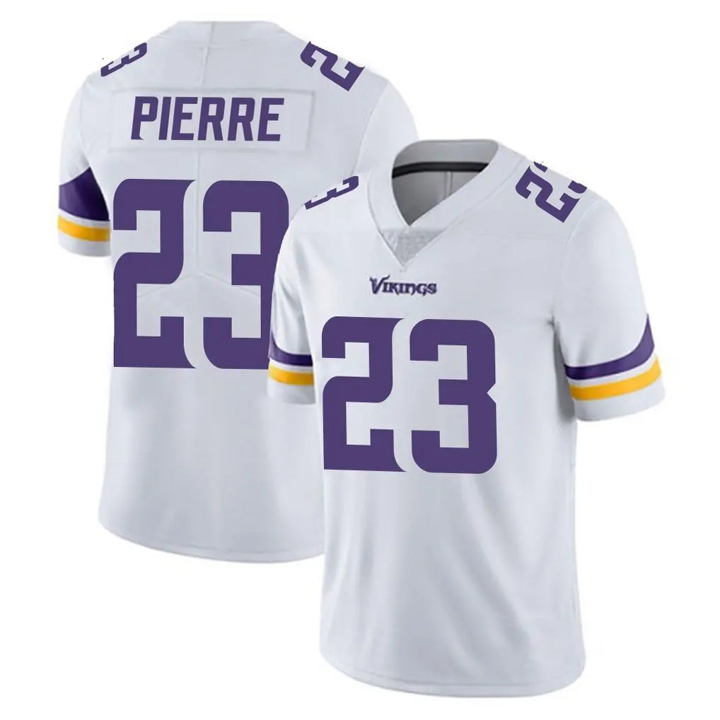 M.Vikings #23 James Pierre Player White Limited Vapor Untouchable Home Game Odoa Stitched Jerseys