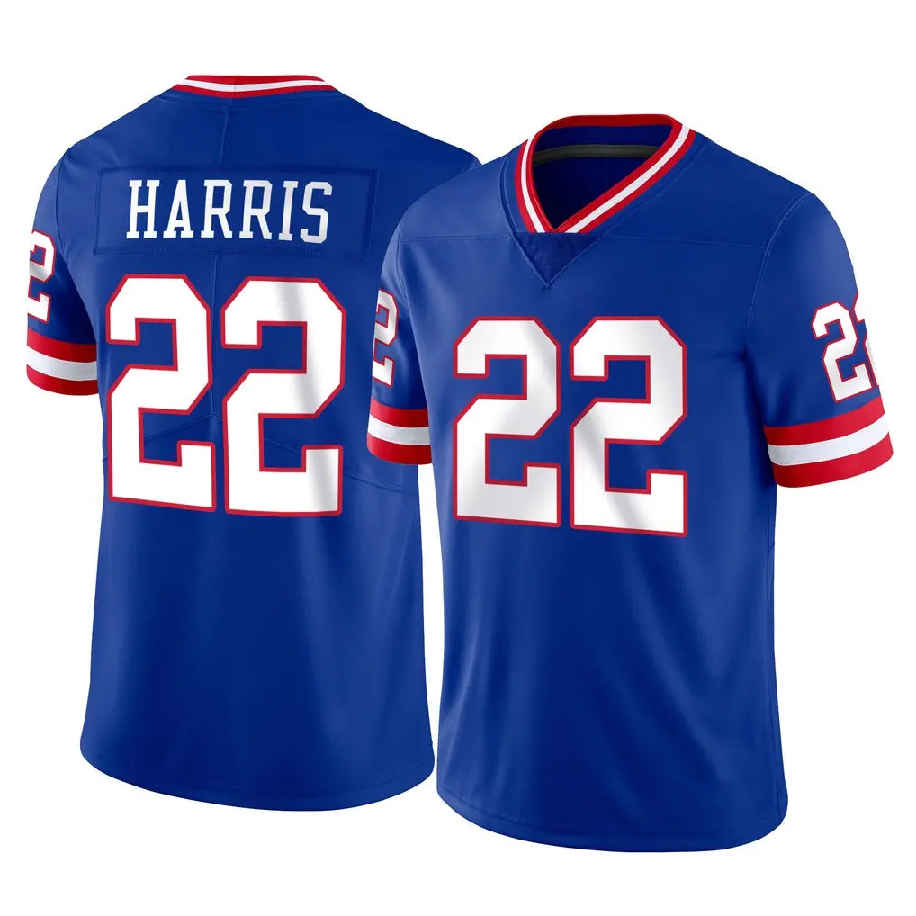NY.Giants #22 Najee Harris Player Royal Classic Vapor Home Game Odoa Stitched Jerseys
