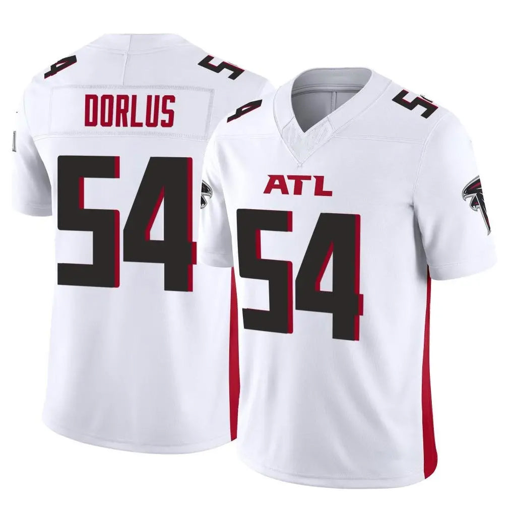 A.Falcons #54 Brandon Dorlus Player White Vapor F.U.S.E. Limited Odoa Stitched Jerseys