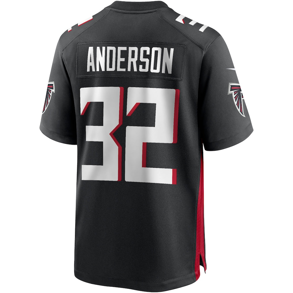 Odoa A.Falcons #32 Jamal Anderson Black Game Retired Player Jersey