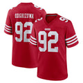 SF.49ers #92 Osa Odighizuwa Player Red Game Home Odoa Stitched Jerseys