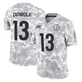 P.Steelers #13 Rico Dowdle Player Arctic Camo Limited Salute To Service Home Game Odoa Stitched Jerseys