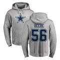 D.Cowboys #56 Cooper Beebe Player Gray LOGO Pullover Hoodie Limited Odoa Stitched Jerseys