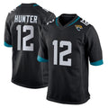 J.Jaguars #12 Travis Hunter Player Black Home Game Odoa Stitched Jerseys