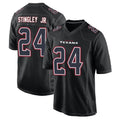 H.Texans #24 Derek Stingley Jr. Player Black Fashion Home Game Odoa Stitched Jerseys