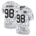 NY.Giants #98 DJ Reader Player Arctic Camo Salute To Service Limited Game Odoa Stitched Jerseys