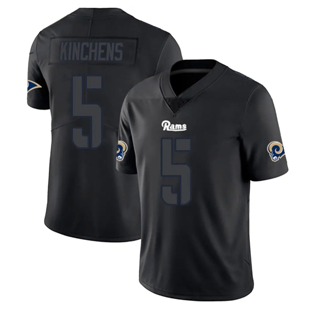 LA.Rams #5 Kamren Kinchens Player Black Impact Limited Home Game Odoa Stitched Jerseys