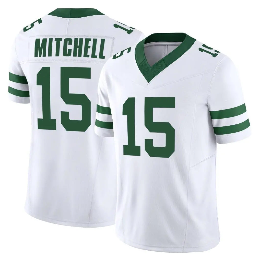 NY.Jets #15 Adonai Mitchell Player White Legacy Limited Vapor F.U.S.E. Home Game Odoa Stitched Jerseys