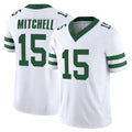 NY.Jets #15 Adonai Mitchell Player White Legacy Limited Vapor F.U.S.E. Home Game Odoa Stitched Jerseys