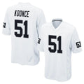 LV.Raiders #51 Malcolm Koonce Player White Home Game Odoa Stitched Jerseys